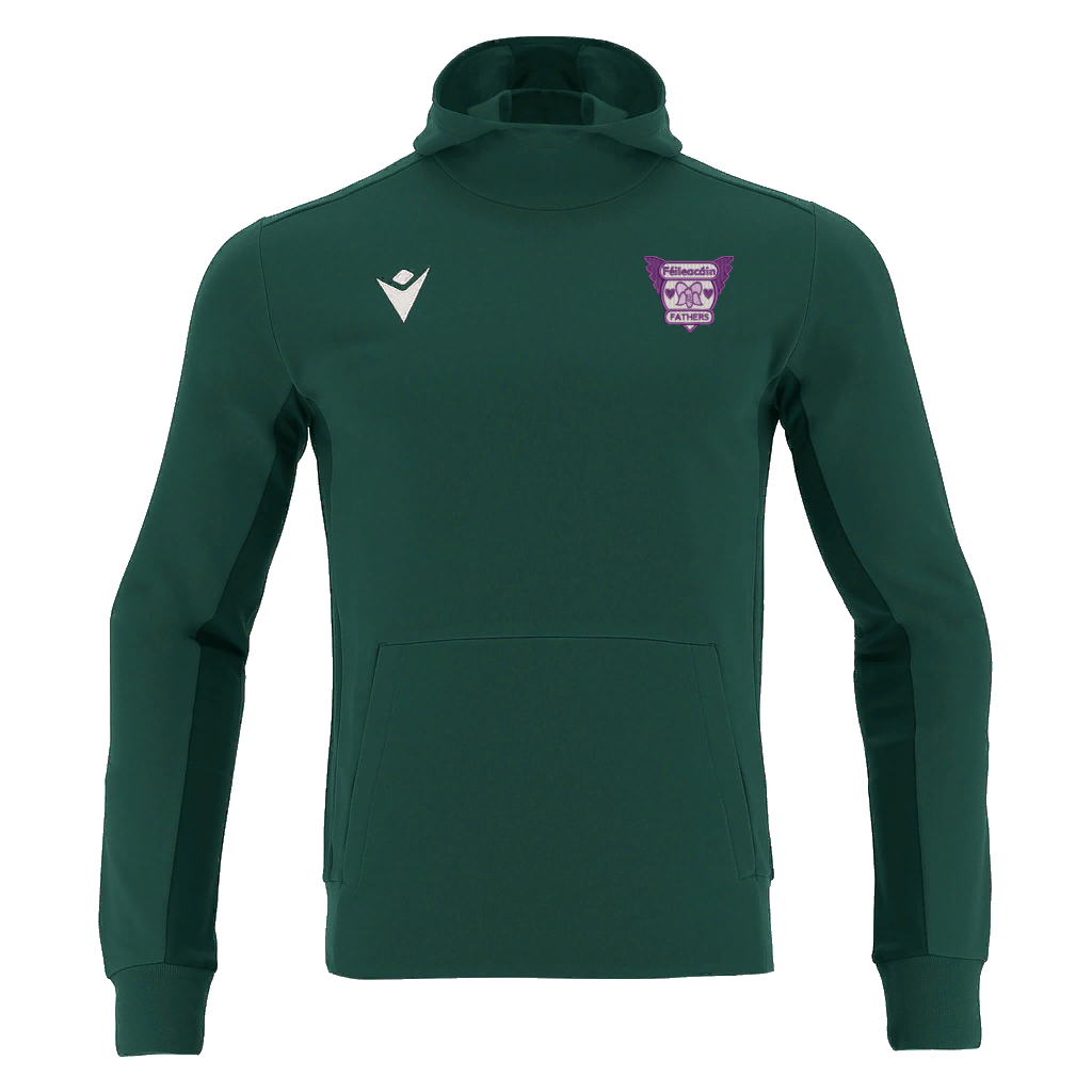 Feileacain Fathers Kids Electro Hoodie Bottle Green