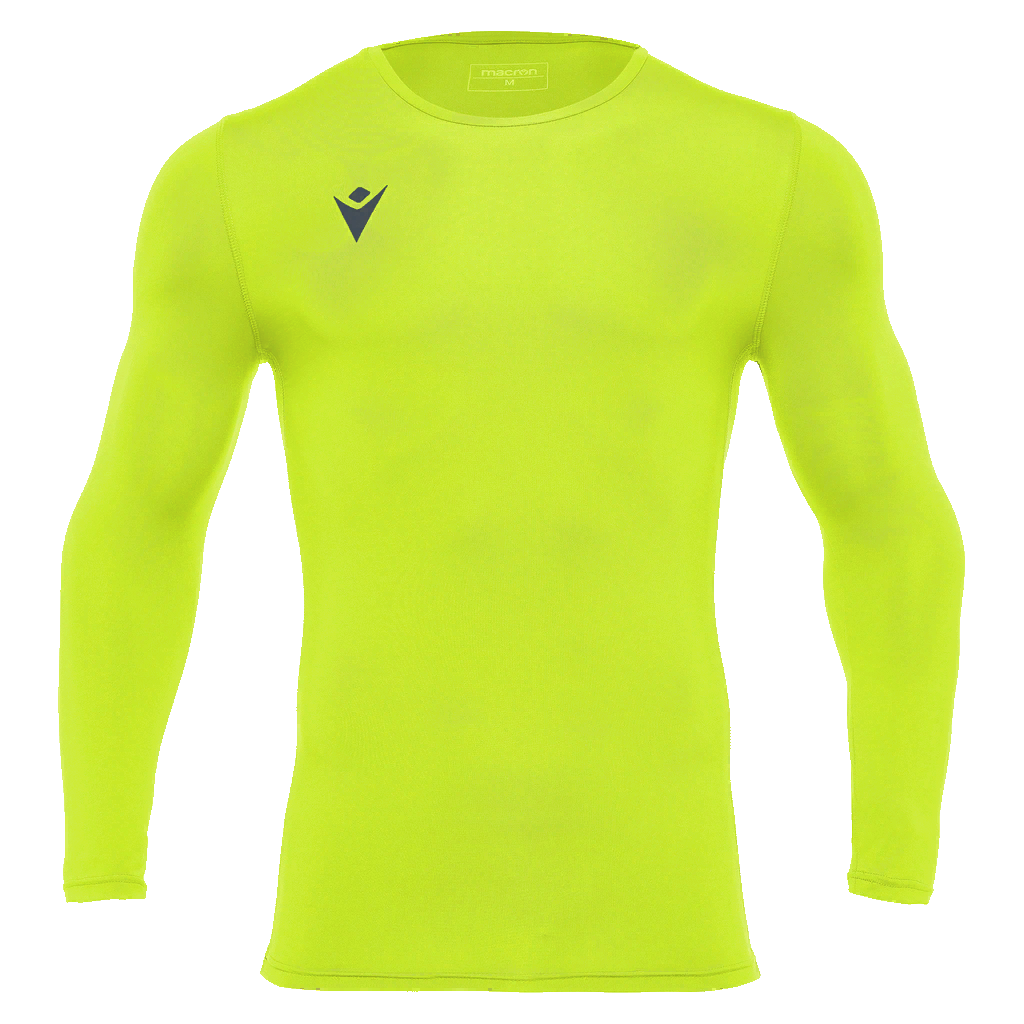 Holly Tech Underwear Top LS Neon Yellow