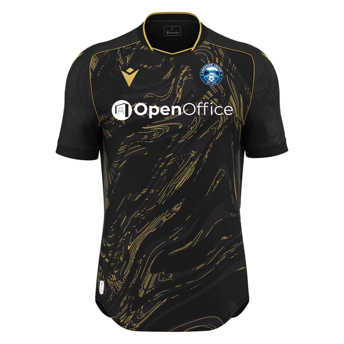 Lakeside Celtic Away Jersey Arcane Black & Gold