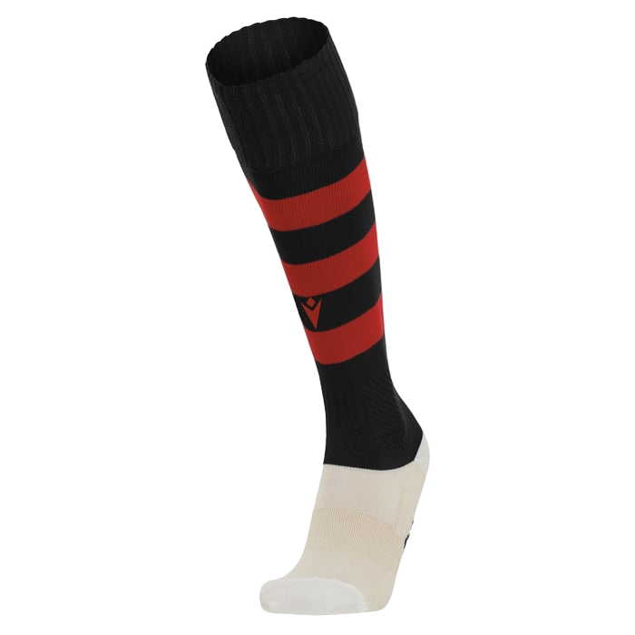 Phoenix Athletic FC Hoops Home Socks Black & Red