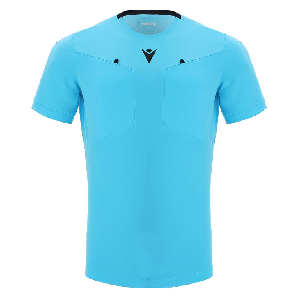 Frisk Referee Shirt SS Neon Sky