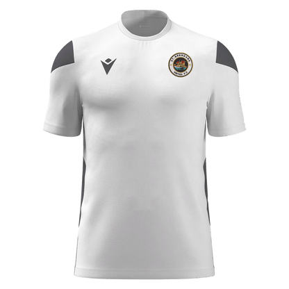 St Brendan's United Polis Shirt SS White & Anthracite