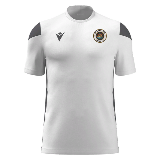 St Brendan's United Polis Shirt SS White & Anthracite