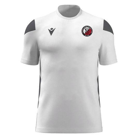 Tallaght United FC Adult Polis Shirt SS White & Anthracite