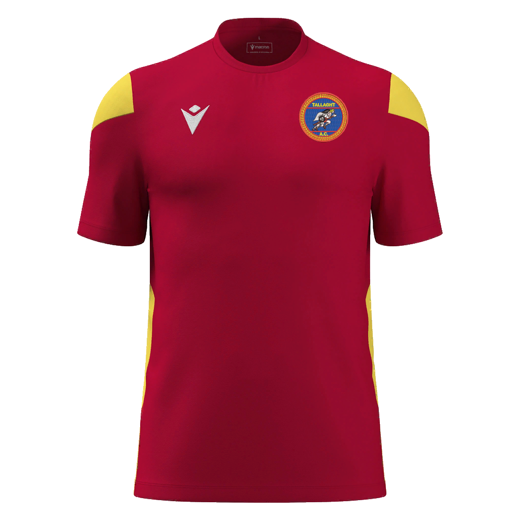 Tallaght AC Polis Shirt Red & Yellow