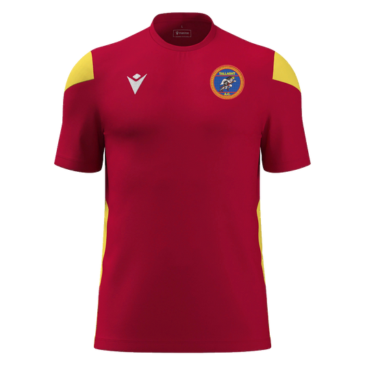 Tallaght AC Polis Shirt Red & Yellow