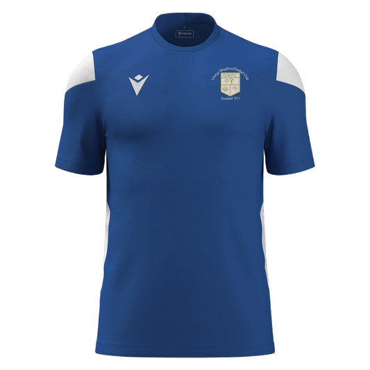 Grange Woodbine FC Polis Shirt SS Royal Blue