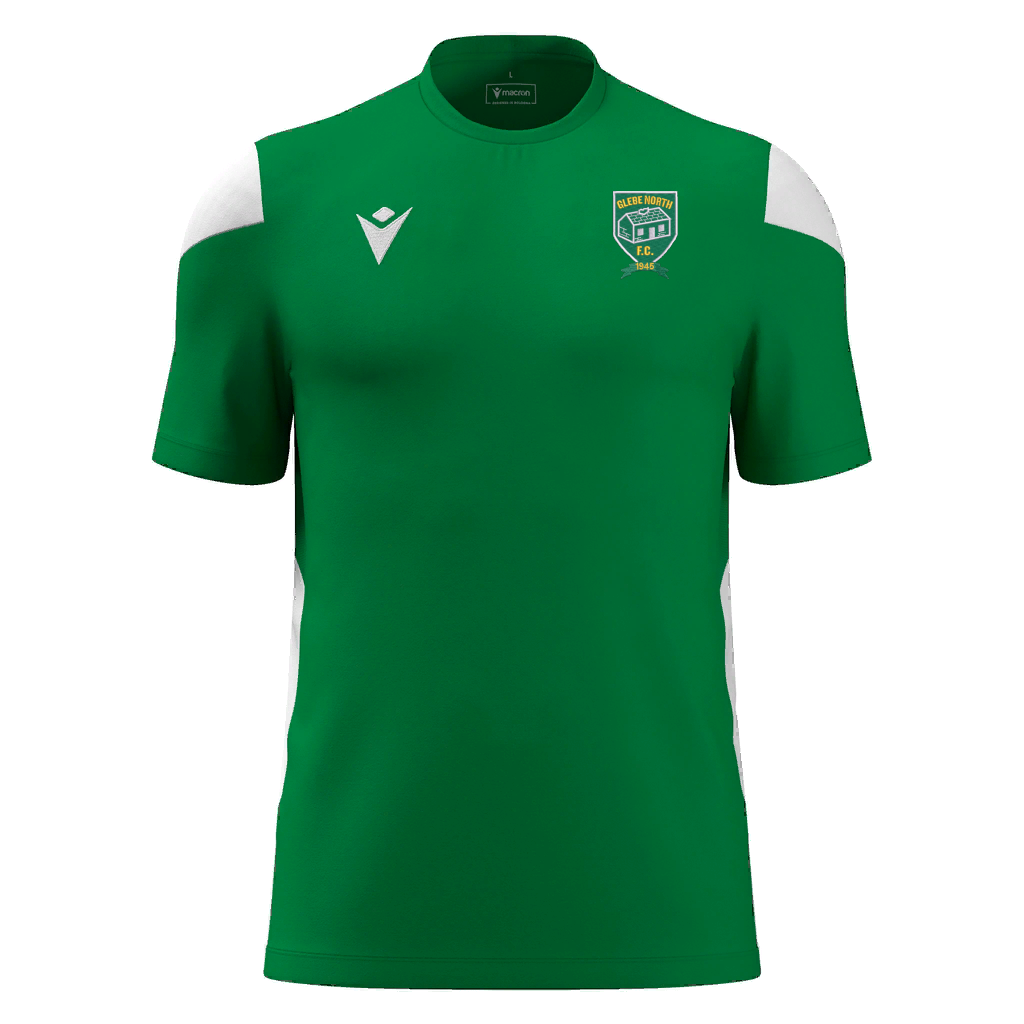 Glebe North FC Kids Polis Shirt Green & White