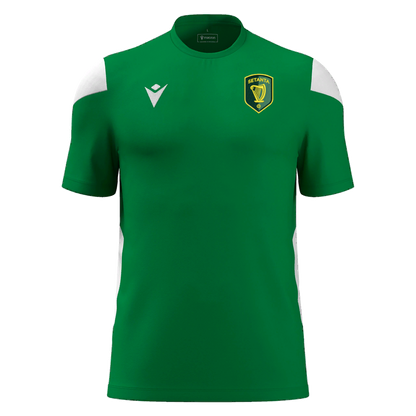 Setanta Soccer Youth Polis Shirt SS Green & White