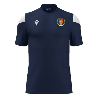 Ballyfermot United Polis Shirt SS Navy & White