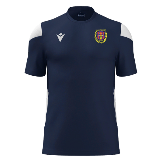 Ballyfermot United Polis Shirt SS Navy & White