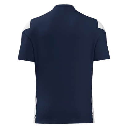 St Brendan's United Polis Shirt SS Navy & White