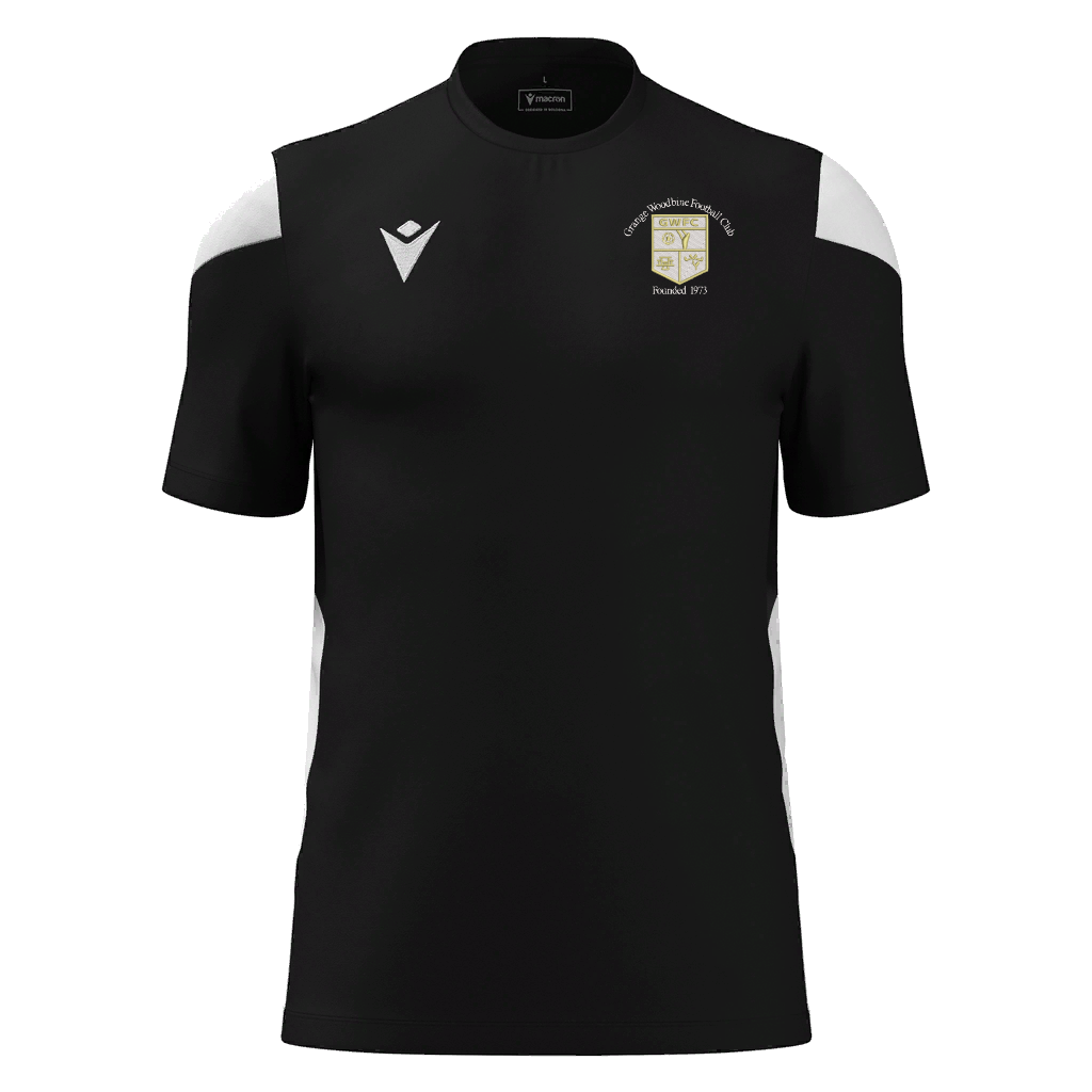 Grange Woodbine FC Polis Shirt SS Black