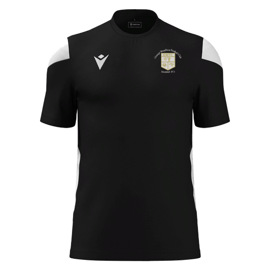 Grange Woodbine FC Polis Shirt SS Black