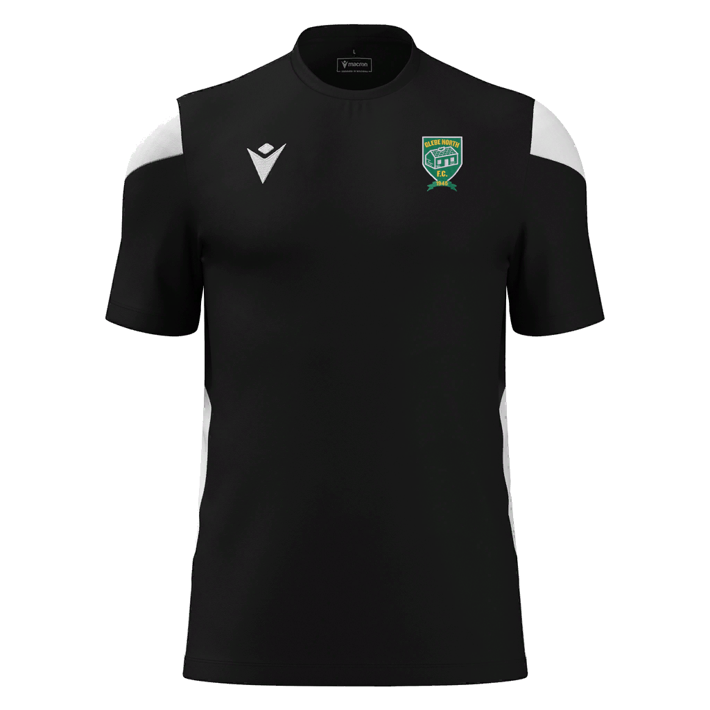 Glebe North FC Kids Polis Shirt Black & White