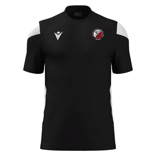 Tallaght United FC Adult Polis Shirt SS Black & White