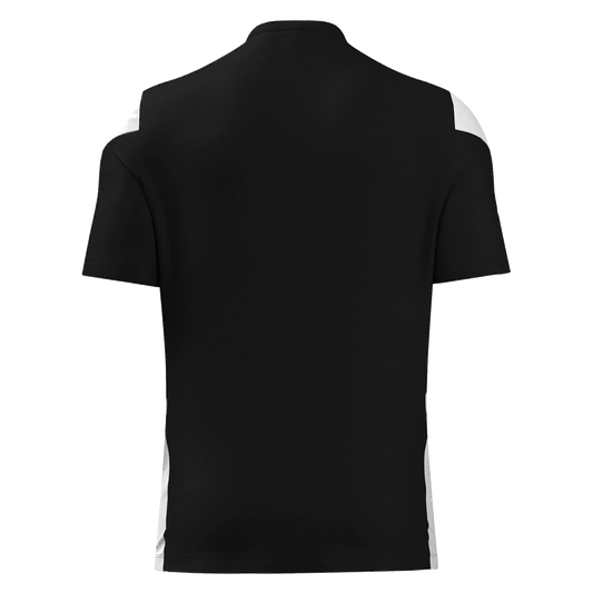 Tallaght United FC Adult Polis Shirt SS Black & White