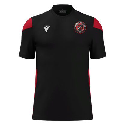Stedfast United AFC Polis Training Jersey ADULTS Black & Red