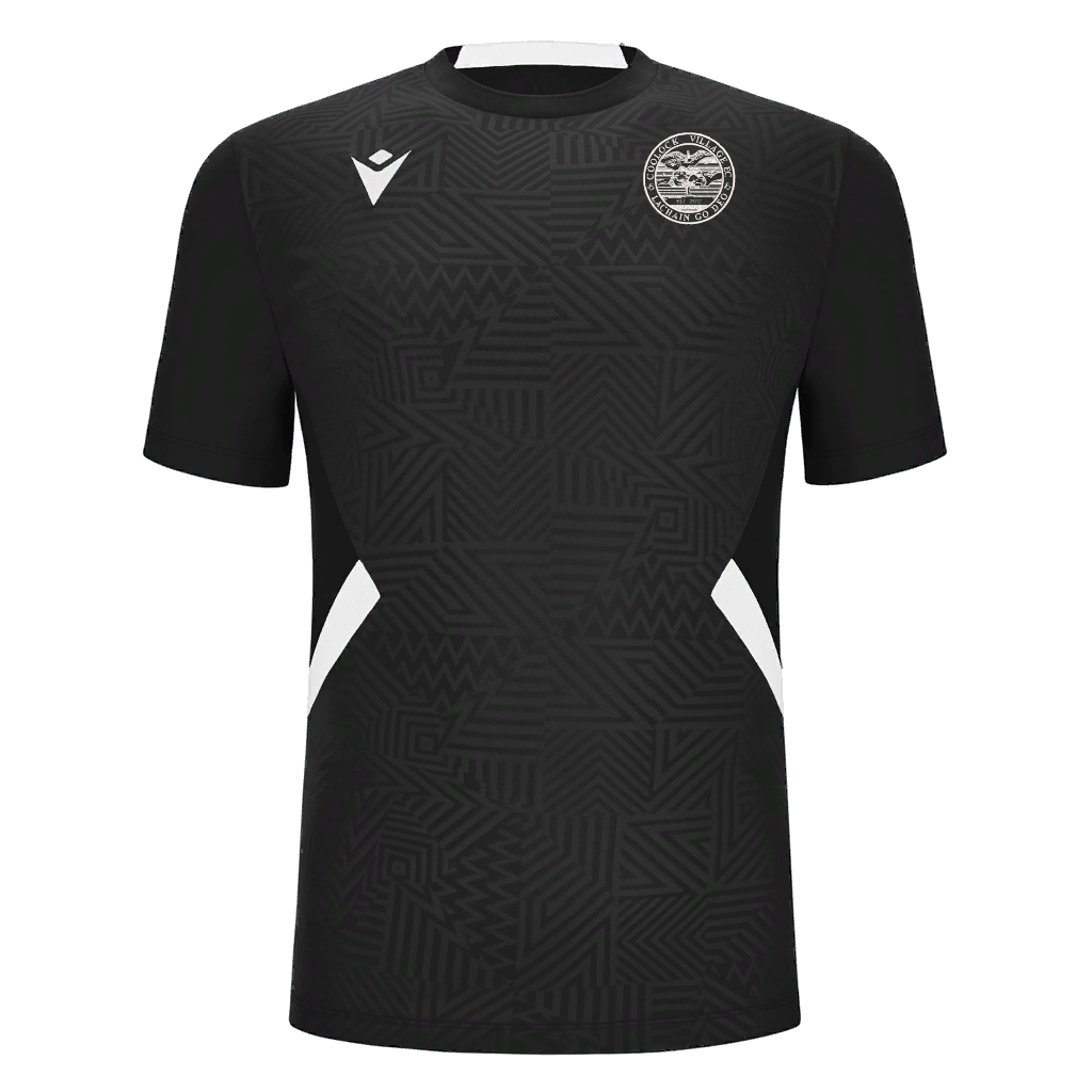 Coolock Village FC Adult Shedir Shirt SS Black