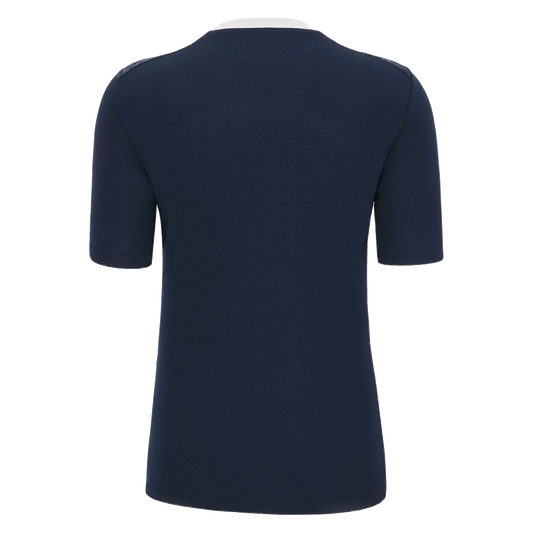 Rosemount Mulvey FC Womans Skat Shirt SS Navy & White