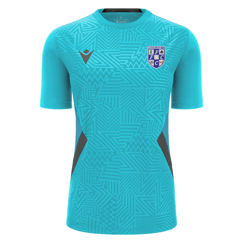 Firhouse Carmel FC Woman's Skat Shirt Neon Sky