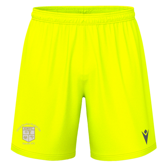 Grange Woodbine FC Goalkeepers Mesa Hero Shorts Neon Yellow