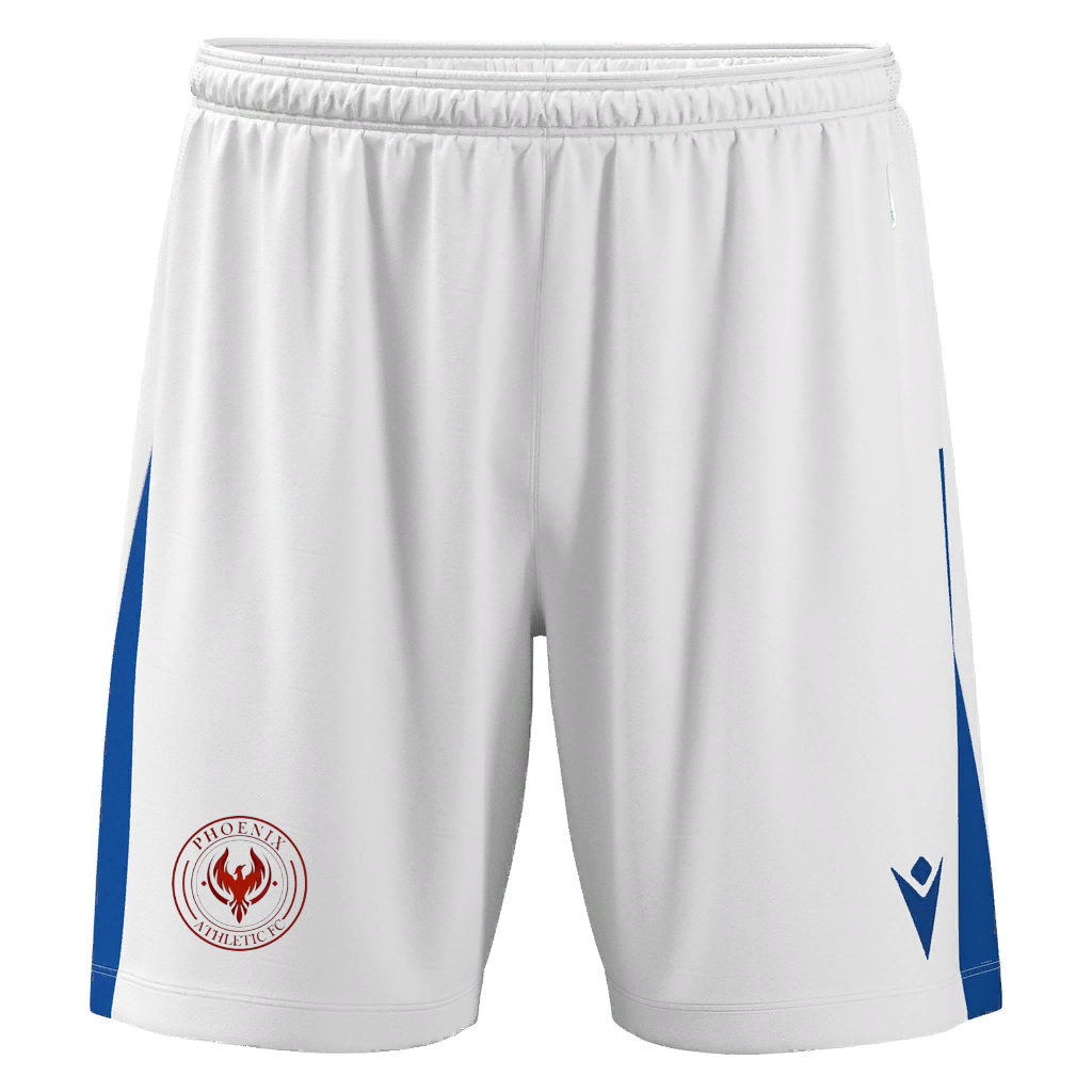 Phoenix Athletic FC Skara Eco Away Shorts White & Royal Blue