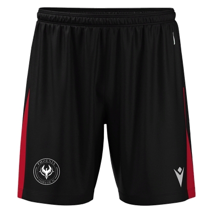 Phoenix Athletic FC Skara Eco Home Shorts Black & Red