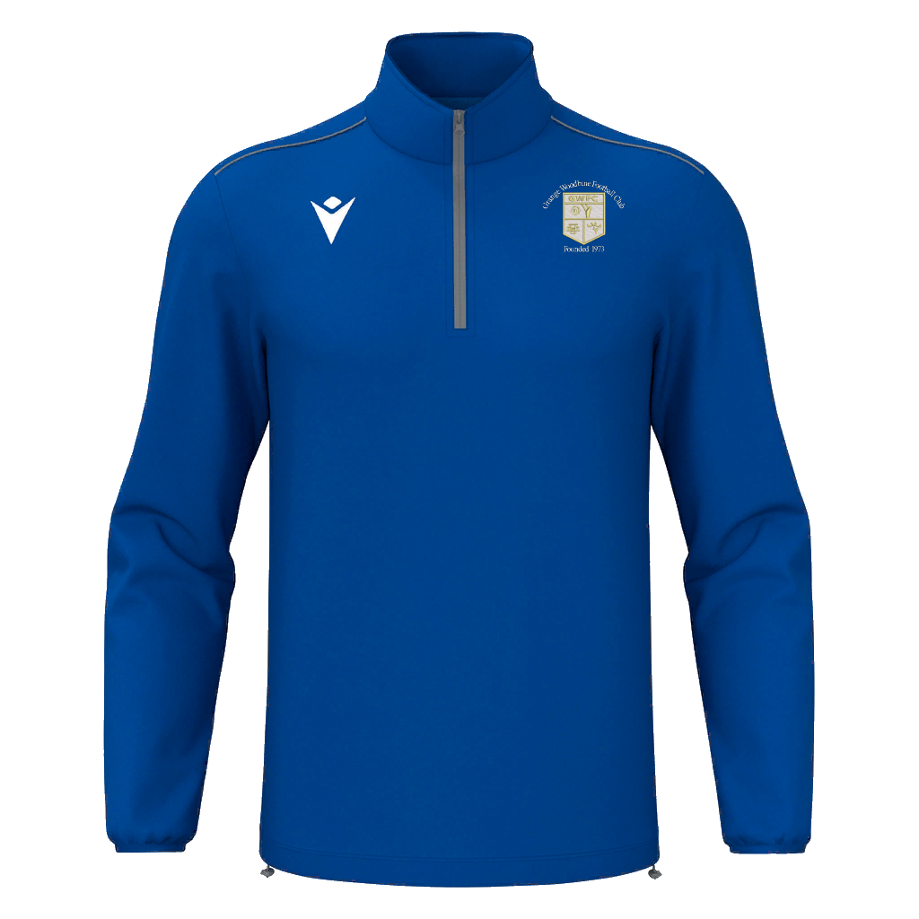 Grange Woodbine FC Havel 1/4 Zip Royal Blue