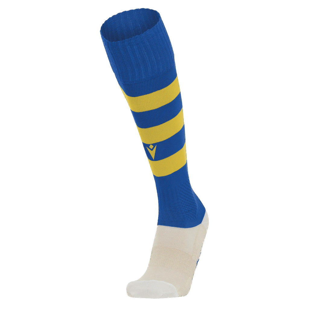 Firhouse Carmel AFC Kids Hoops Socks Royal Blue & Yellow
