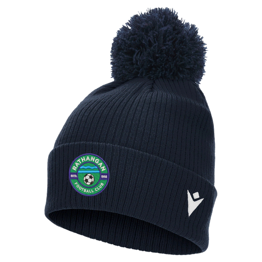 Rathangan FC Snow Pom Pom Beanie Navy