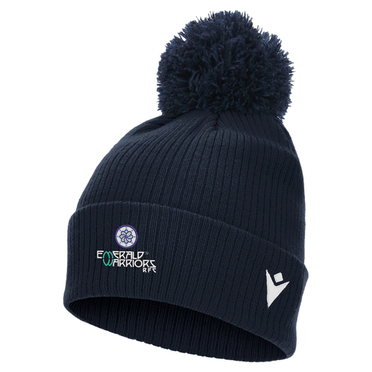 Emerald Warriors RFC Snow Pom Pom Beanie