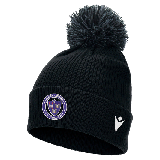 Fatima Rangers FC Snow Pom Pom Beanie Black
