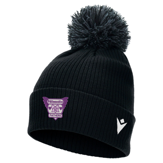 Feileacain Fathers Snow Pom Pom Beanie Black
