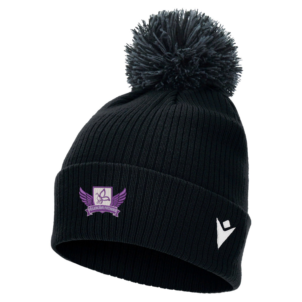 Feileacain Fathers Snow Pom Pom Beanie Black