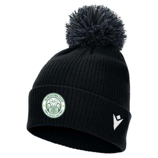 Palmerstown FC Snow Pom Pom Beanie Black