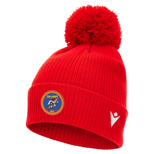 Tallaght AC Snow Pom Pom Beanie Red