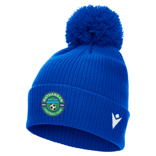 Rathangan FC Snow Pom Pom Beanie Royal Blue