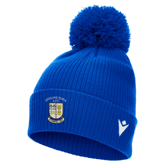 Athlone Town AFC Snow Pom Pom Beanie Royal Blue