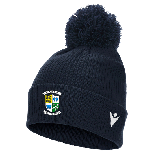 Cabra Boxing Snow Pom Pom Beanie Navy