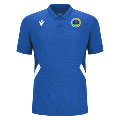 Bluebell United FC Adult Rap Polo Royal Blue & White