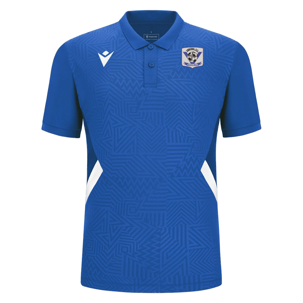 Verona FC Rap Polo Royal Blue & White