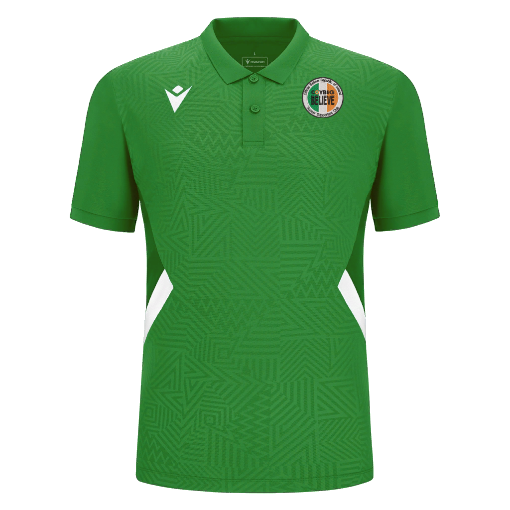 COYBIG Believe CRISC Adults Rap Polo Green & White