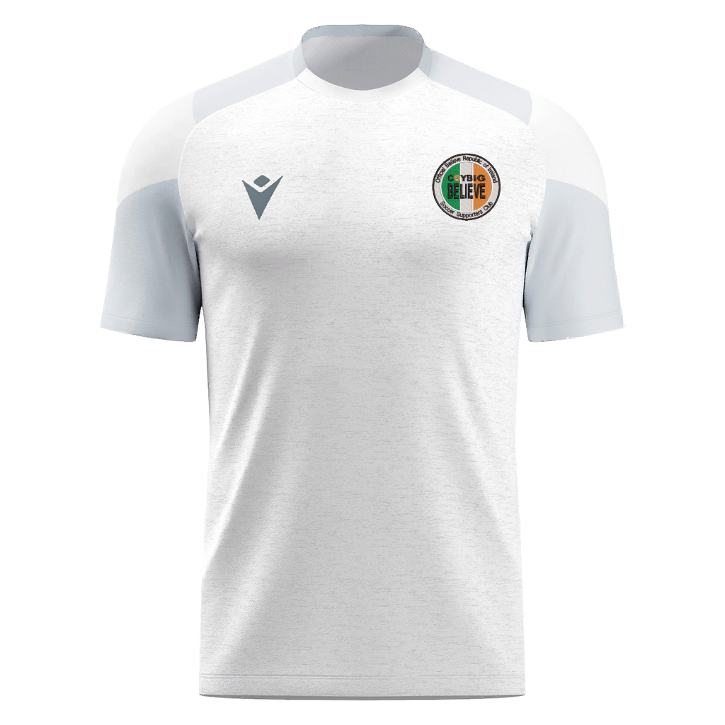 COYBIG Believe CRISC Adults Golem Shirt SS White & Silver