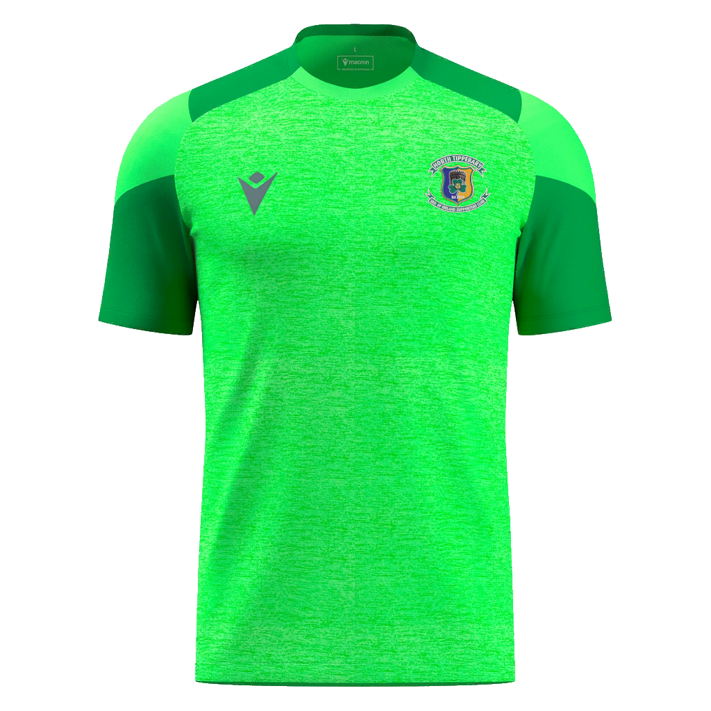 CRISC North Tipperary Adults Golem Shirt SS Neon Green & Green
