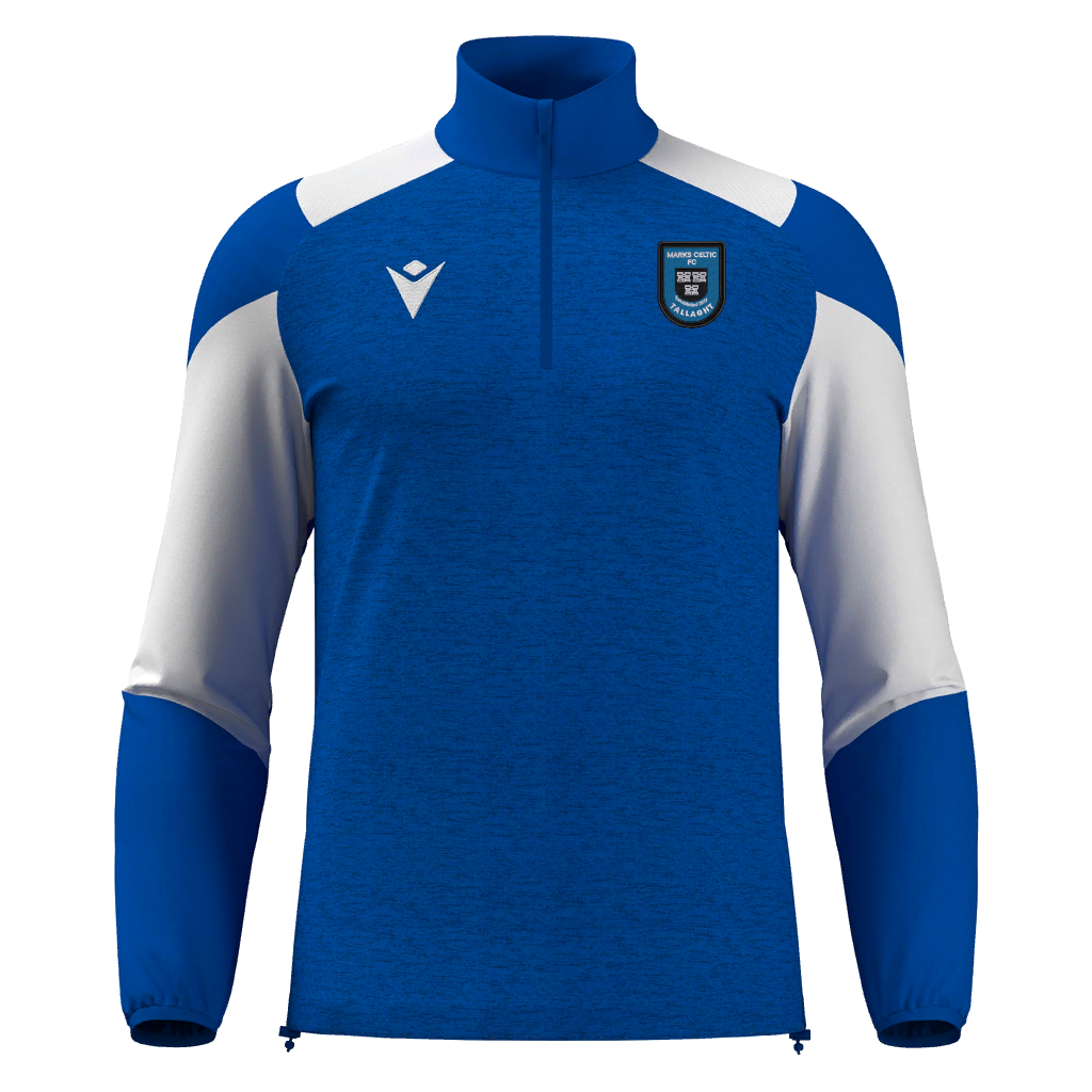 Marks Celtic FC Cuzco 1/4 Zip in Royal Blue & White
