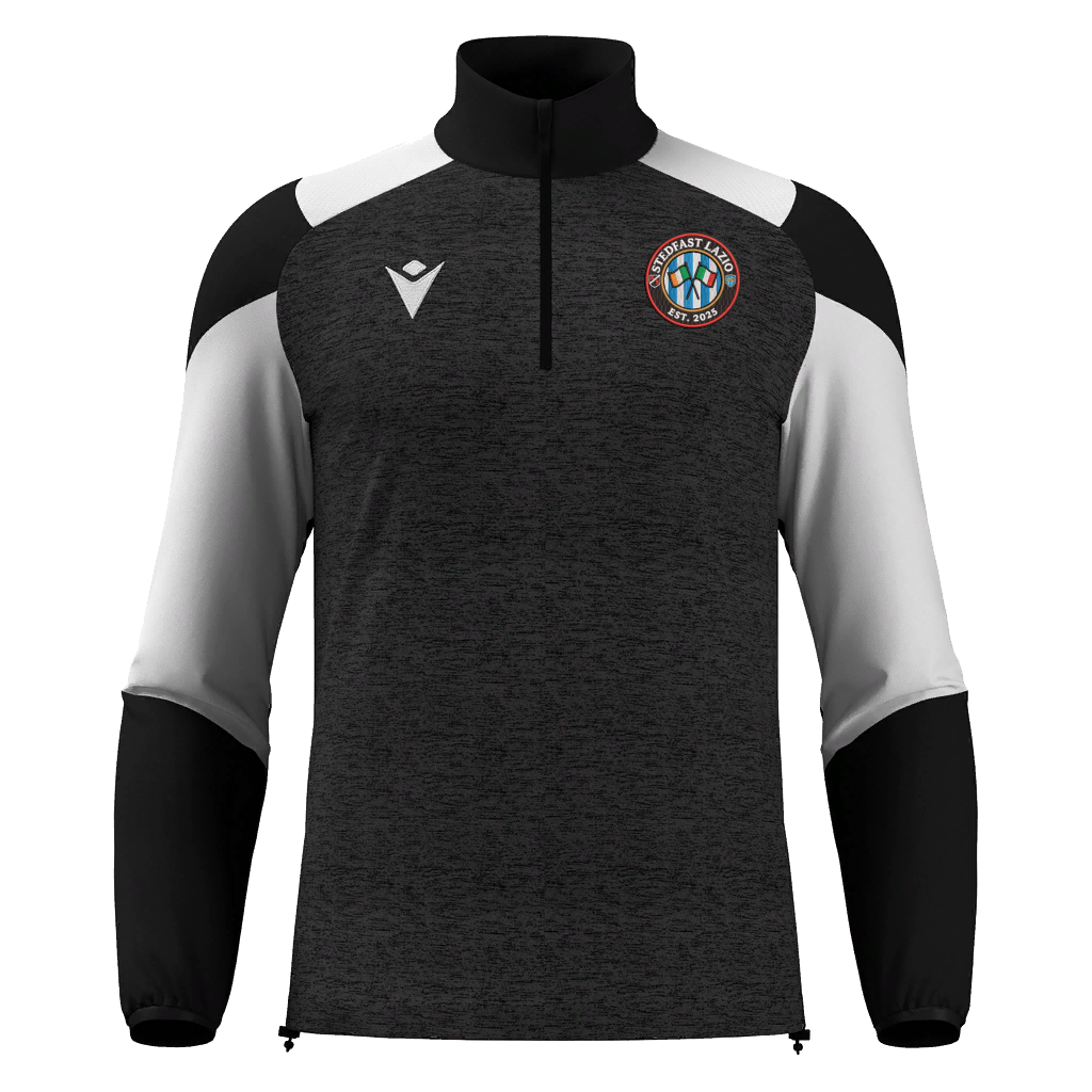Stedfast x Lazio Adult Cuzco 1/4 Zip Black & White