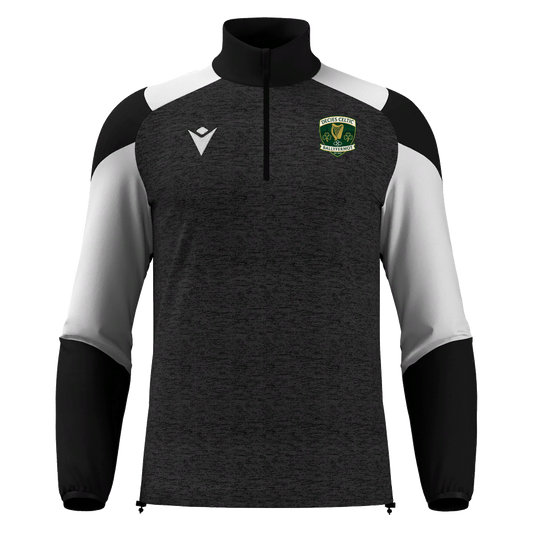 Decies Celtic Cuzco 1/4 Zip Top Black & White