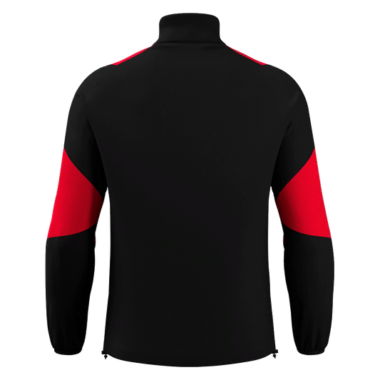 Valley Park United Cuzco 1/4 Zip Black & Red