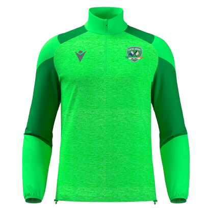 CRISC Laois Adults Cuzco 1/4 Zip Top Neon Green & Green